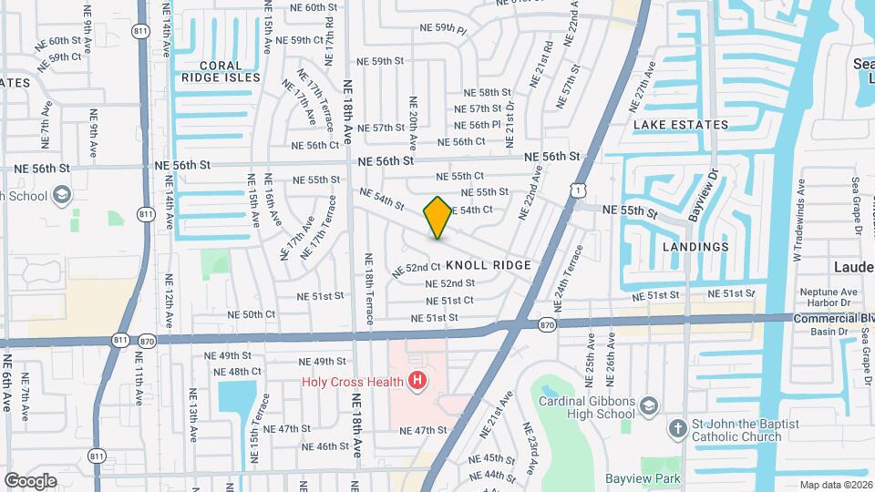2120 NE 53rd St Map and Location Details