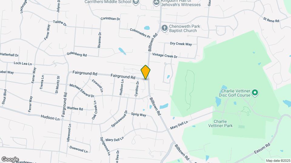 5107 Keegan Way Map and Location Details