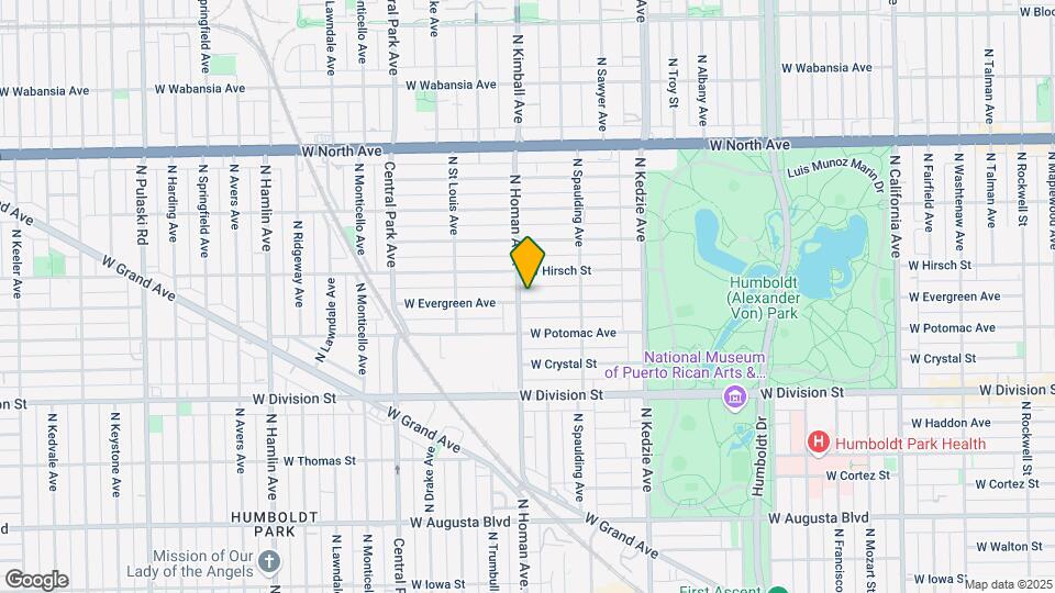 3350 W Evergreen Ave Map and Location Details