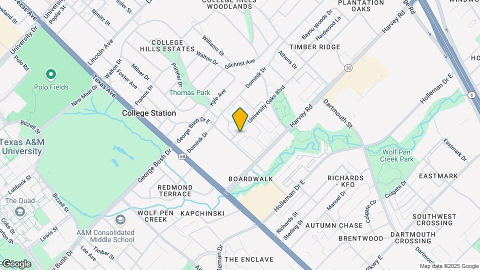 412 University Oaks Blvd Map and Location Details