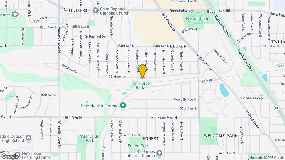 6907 52nd Ave N Map and Location Details