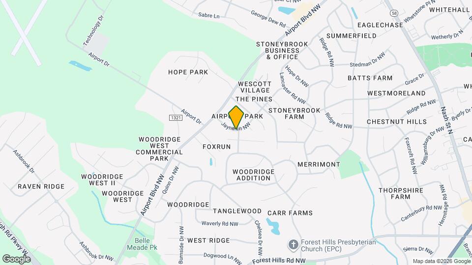 3601 Jayne Ln NW Mapa y Detalles de la Ubicación