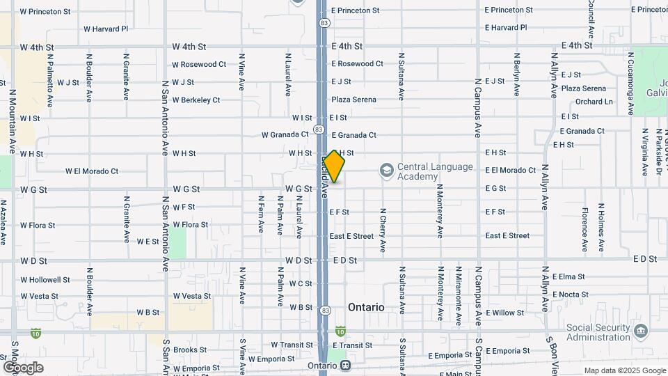 113 E G St Map and Location Details