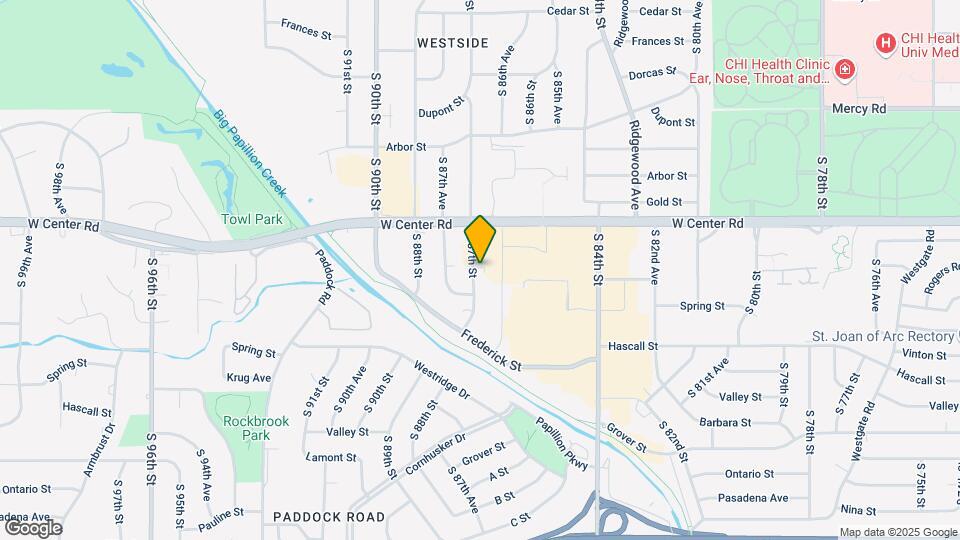 2813 S 87th St Map and Location Details