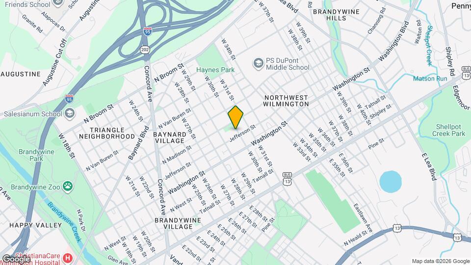 408 W 30th St, Unit Apt 2 Map and Location Details
