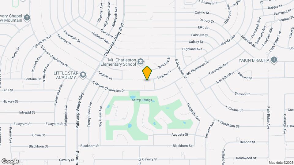 1541 Laguna St Map and Location Details