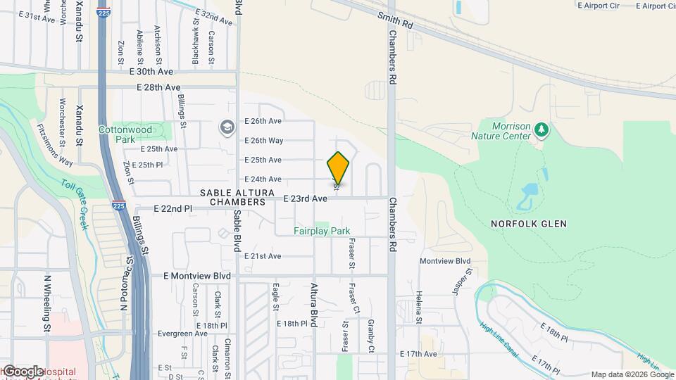 2332 Fairplay St Map and Location Details