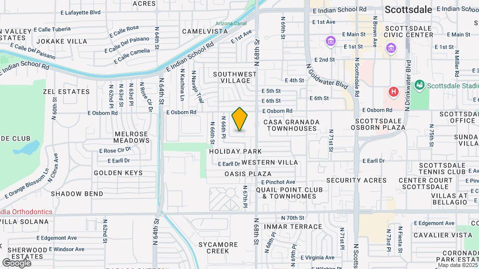 6709 E Angus Dr Mapa y Detalles de la Ubicación