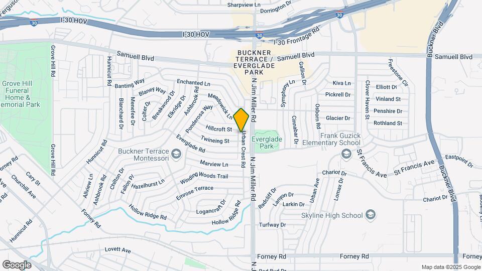 5131 Urban Crest Rd Mapa y Detalles de la Ubicación