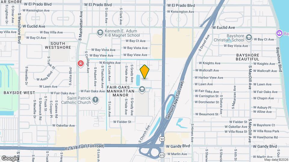 3812 N Oak Dr Map and Location Details