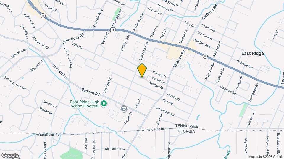 4278 Spriggs St, Unit Unit 1 Map and Location Details