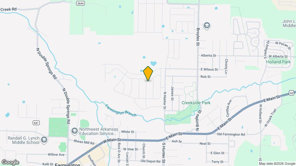 158 N Banner Ave Map and Location Details