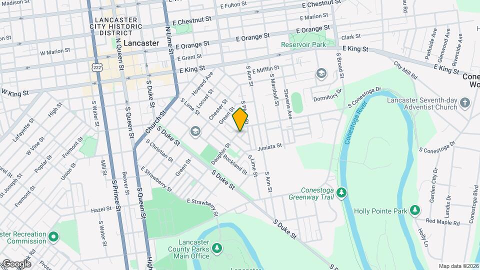 121 Dauphin St Map and Location Details