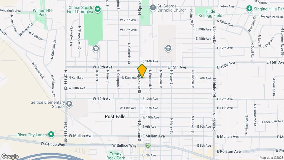 1320 N Spokane St Mapa y Detalles de la Ubicación