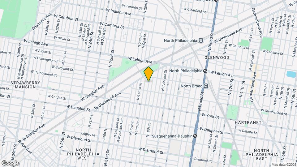 2538 N Gratz St Map and Location Details