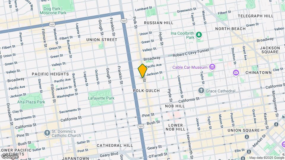 1821 Polk St Map and Location Details