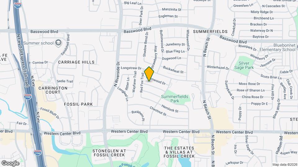 3913 Windflower Ln Map and Location Details