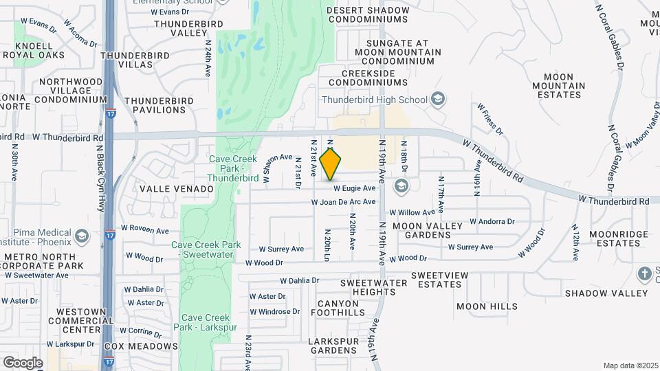 2032 W Eugie Ave Map and Location Details