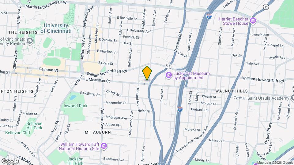 318 E McMillan St, Unit SI ID1534911P Map and Location Details