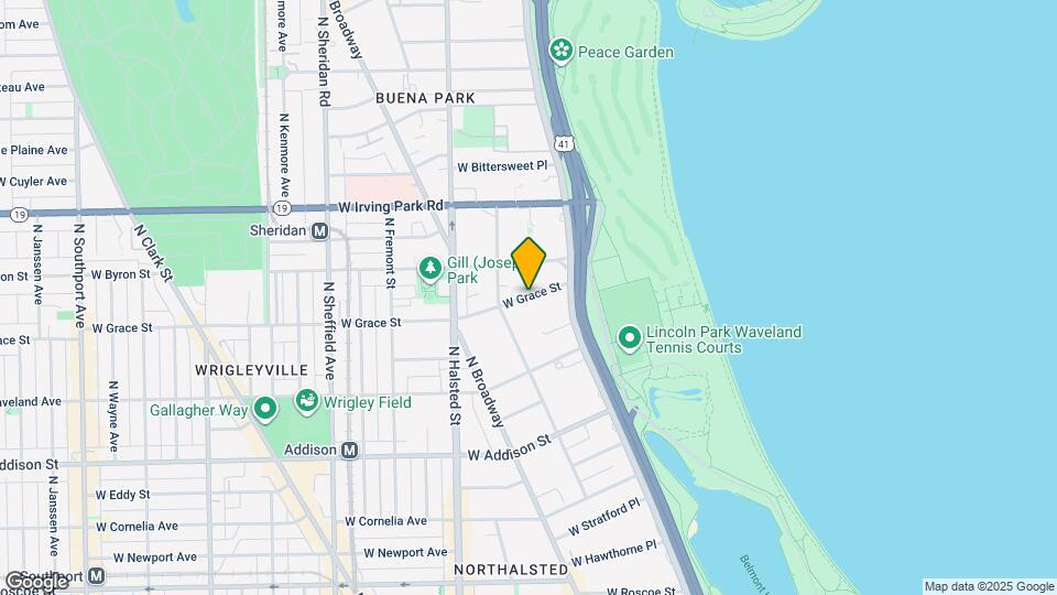 667 W Grace St Map and Location Details