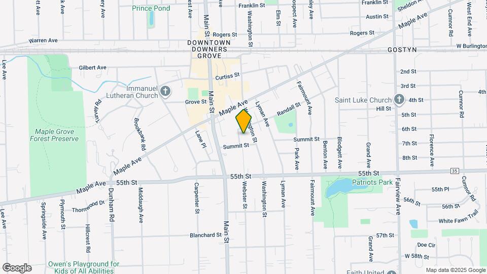 5321 Webster St Map and Location Details