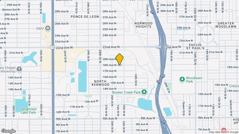 2540 18th Ave N Map and Location Details