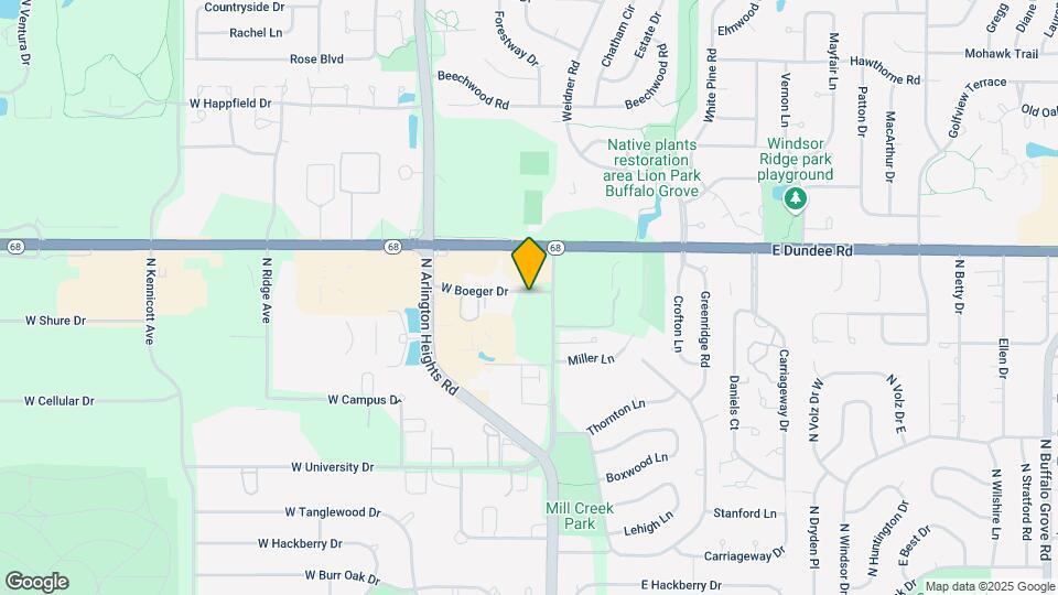 3420 N Old Arlington Heights Rd Map and Location Details