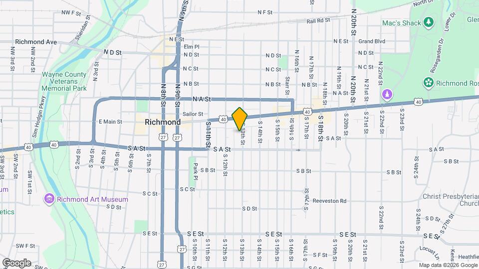 30 S 13th St, Unit 2 Map and Location Details