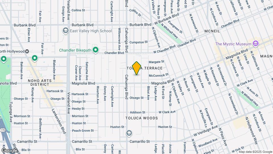 5228 Auckland Ave, Unit 3 Map and Location Details