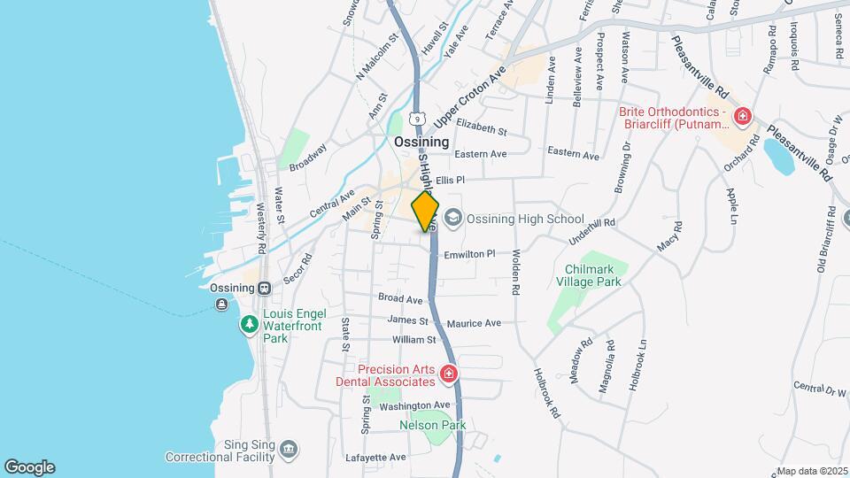 40 S Highland Ave Map and Location Details