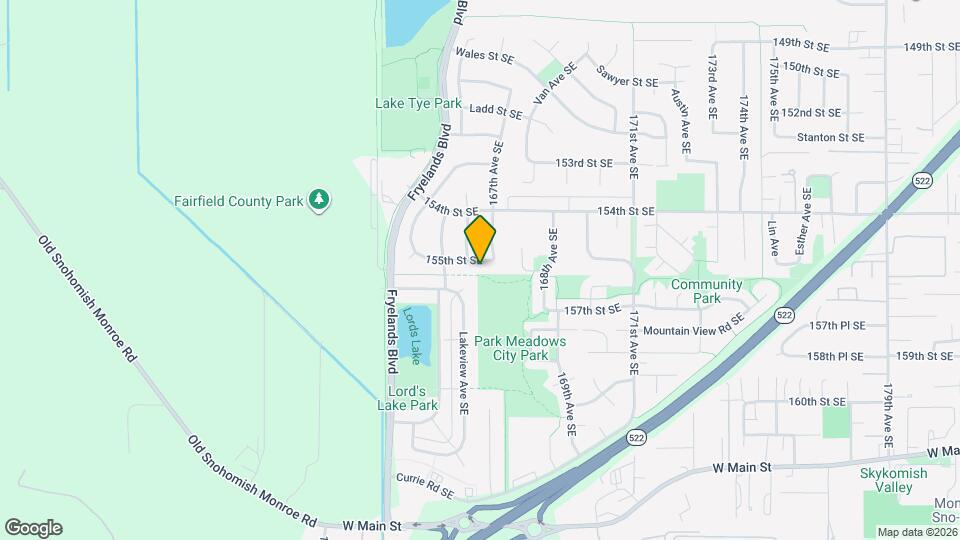 16616 155th St SE Map and Location Details