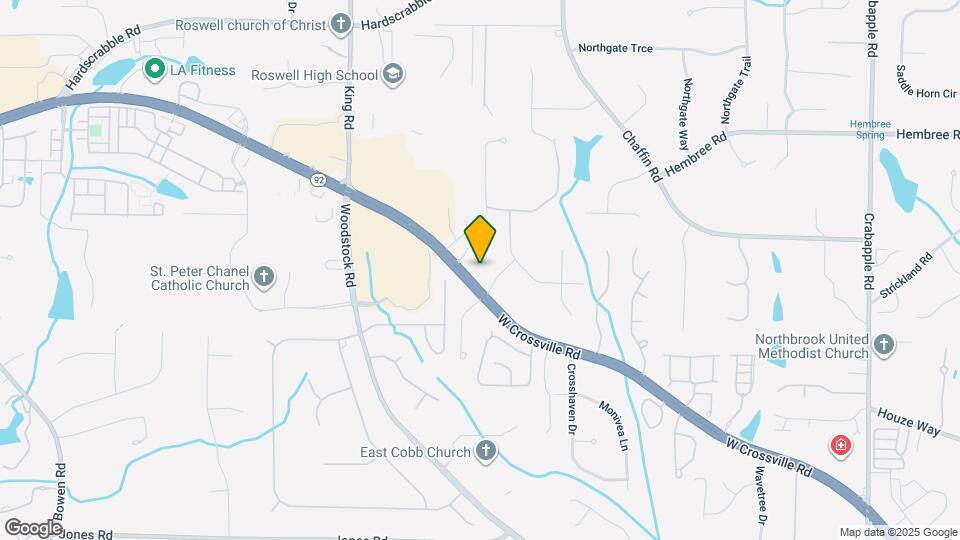 585 W Crossville Rd Map and Location Details