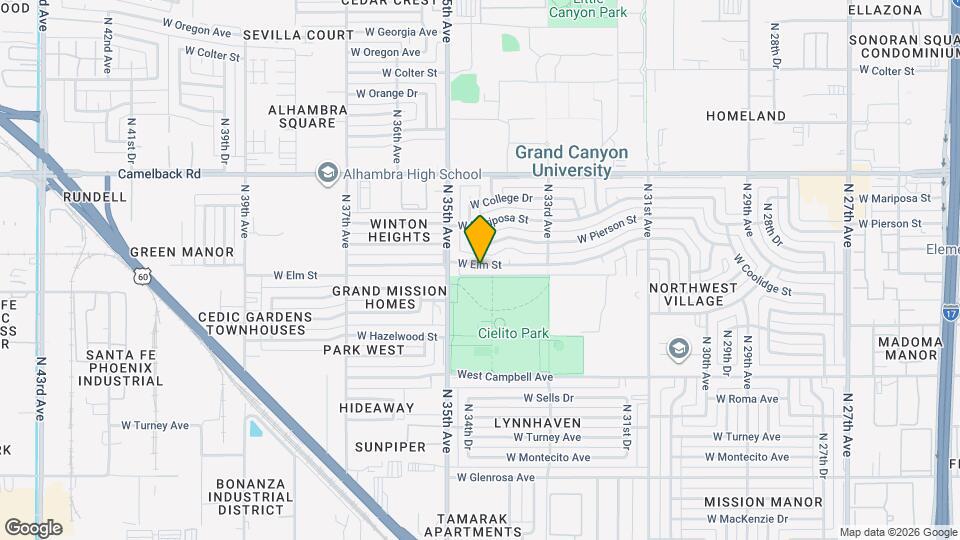 3415 W Elm St Mapa y Detalles de la Ubicación