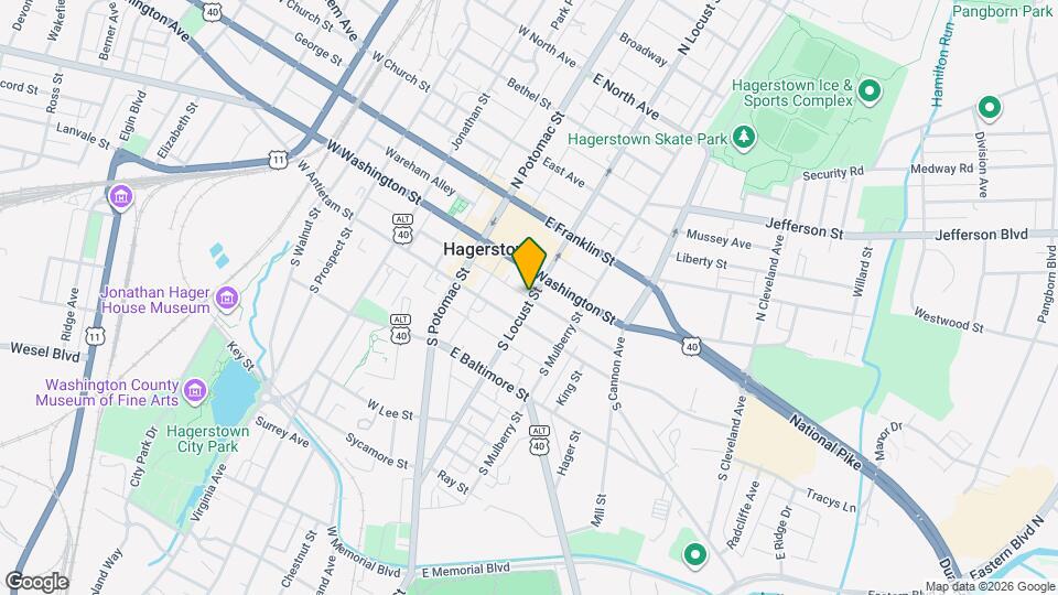 27 S Locust St, Unit 2 Map and Location Details