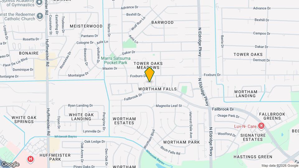 11107 Lori Falls Ct Map and Location Details