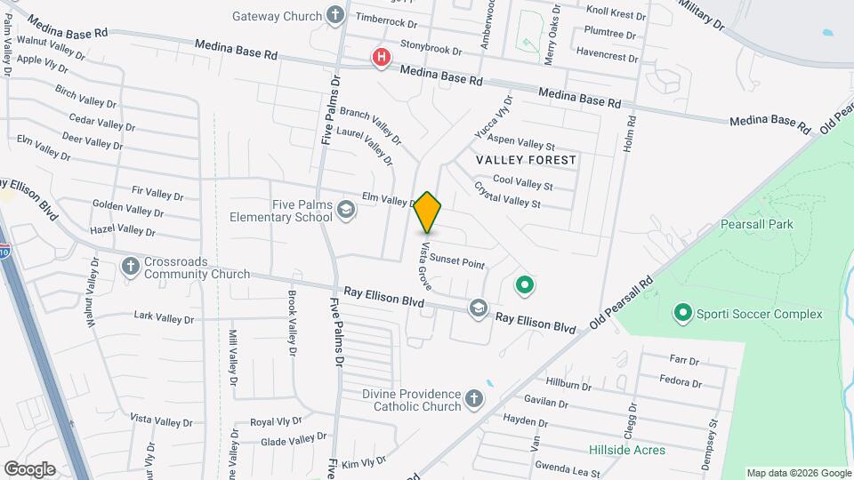 5634 Mountain Point Map and Location Details