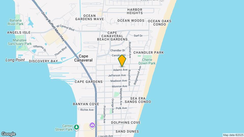 402 Adams Ave Map and Location Details