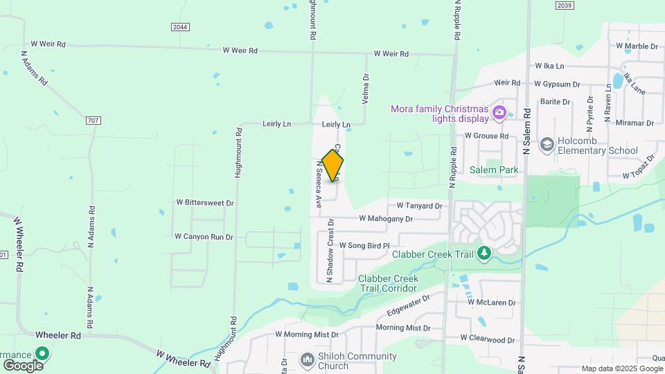 2827 N Cassius Ln Map and Location Details