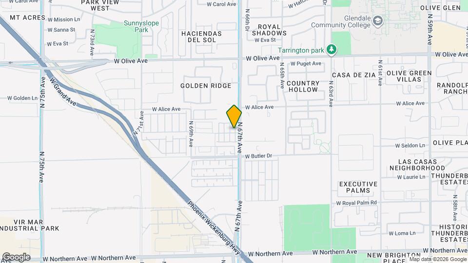 8702 N 67th Dr Map and Location Details