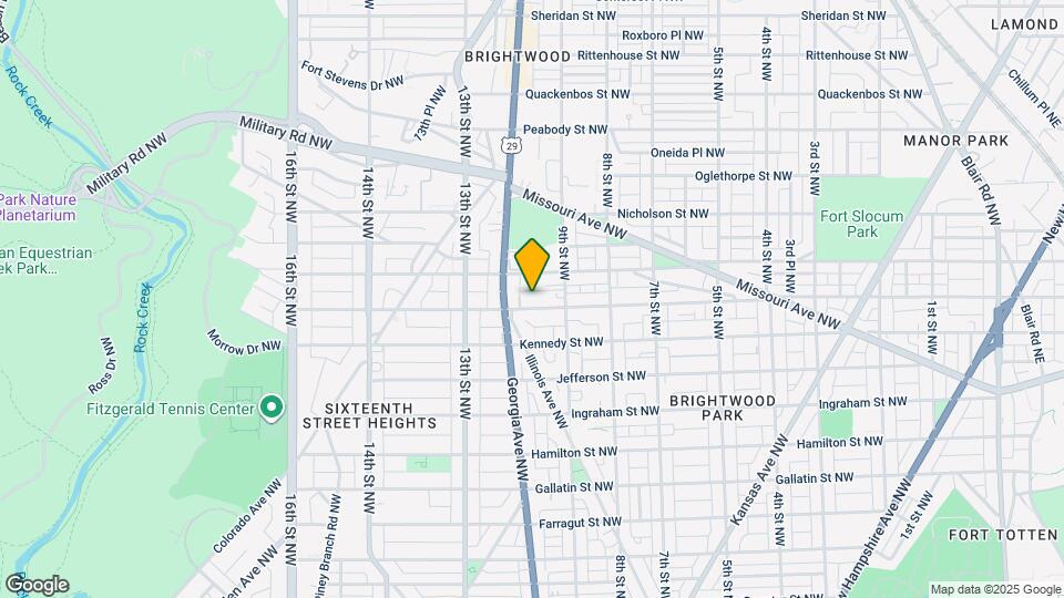 939 Longfellow St NW Map and Location Details