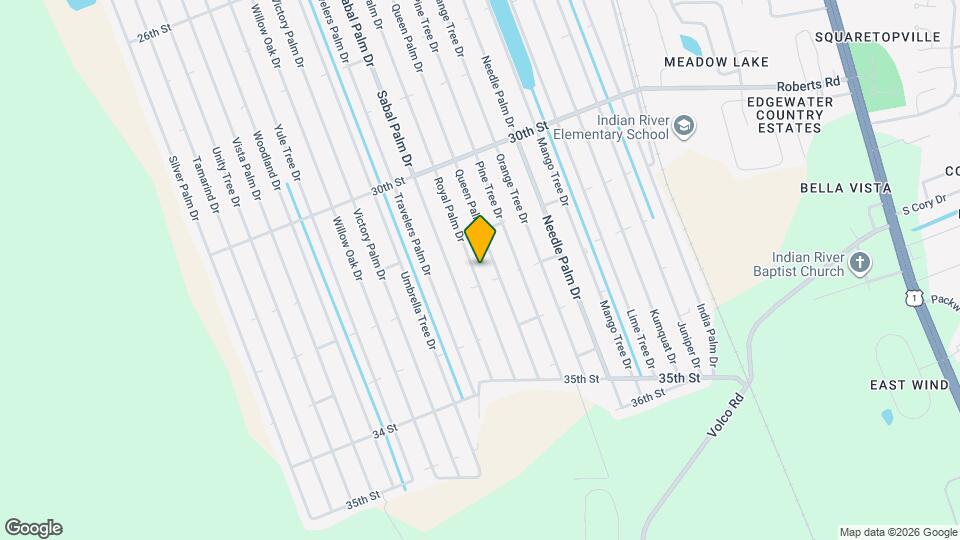 3125 Royal Palm Dr Map and Location Details