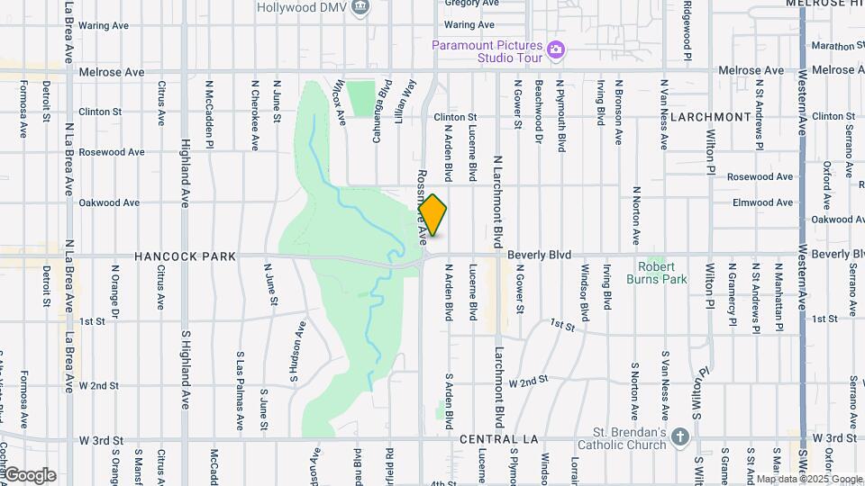 304-308 North Rossmore Avenue Map and Location Details