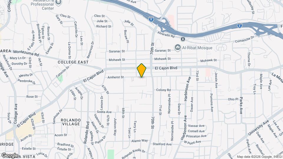 6927 Amherst St, Unit 5 Mapa y Detalles de la Ubicación