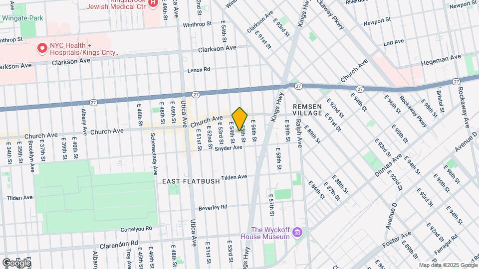278 E 55th St Map and Location Details