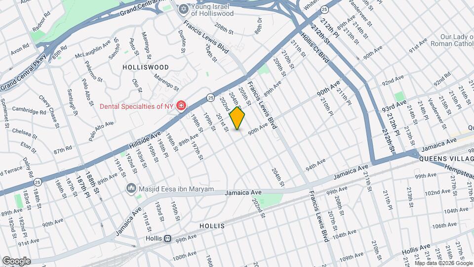 8942 202nd St Map and Location Details