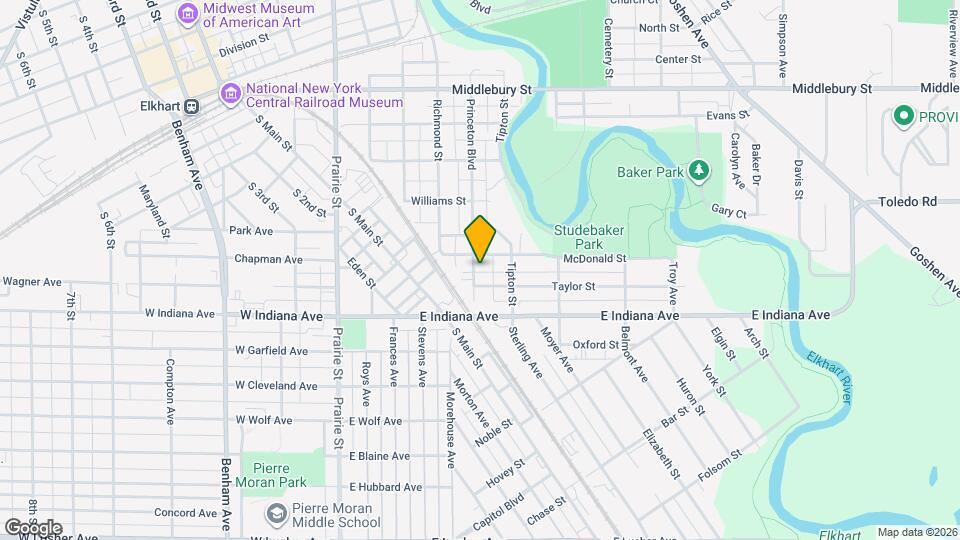 1308 Princeton Blvd Map and Location Details