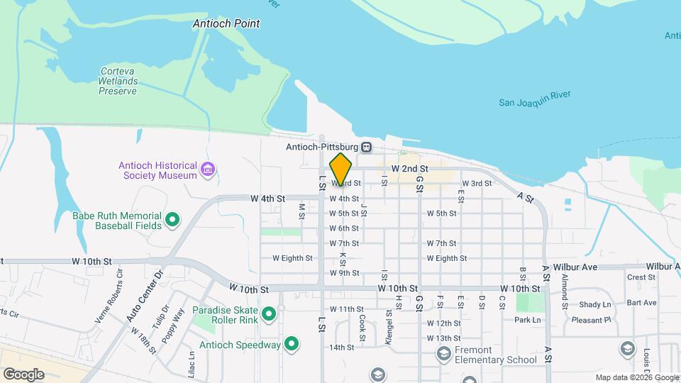 1002 W 4th St Map and Location Details