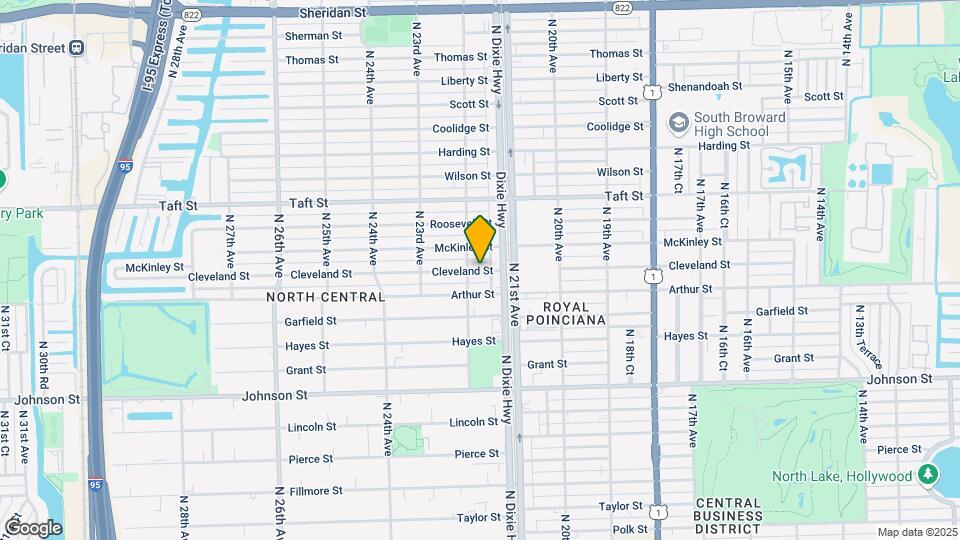 2126 Cleveland St Map and Location Details