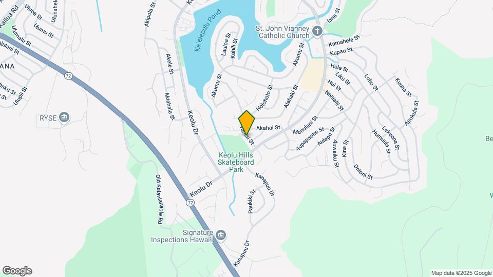 1364 Akamai St Map and Location Details