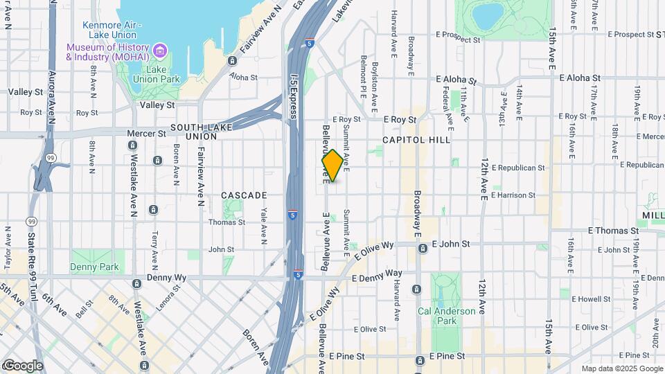 408 Bellevue Ave E Map and Location Details